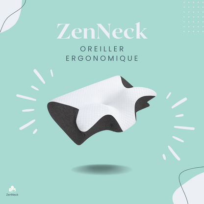 ZenNeck - Oreiller cervical Ergonomique à Mémoire de Forme